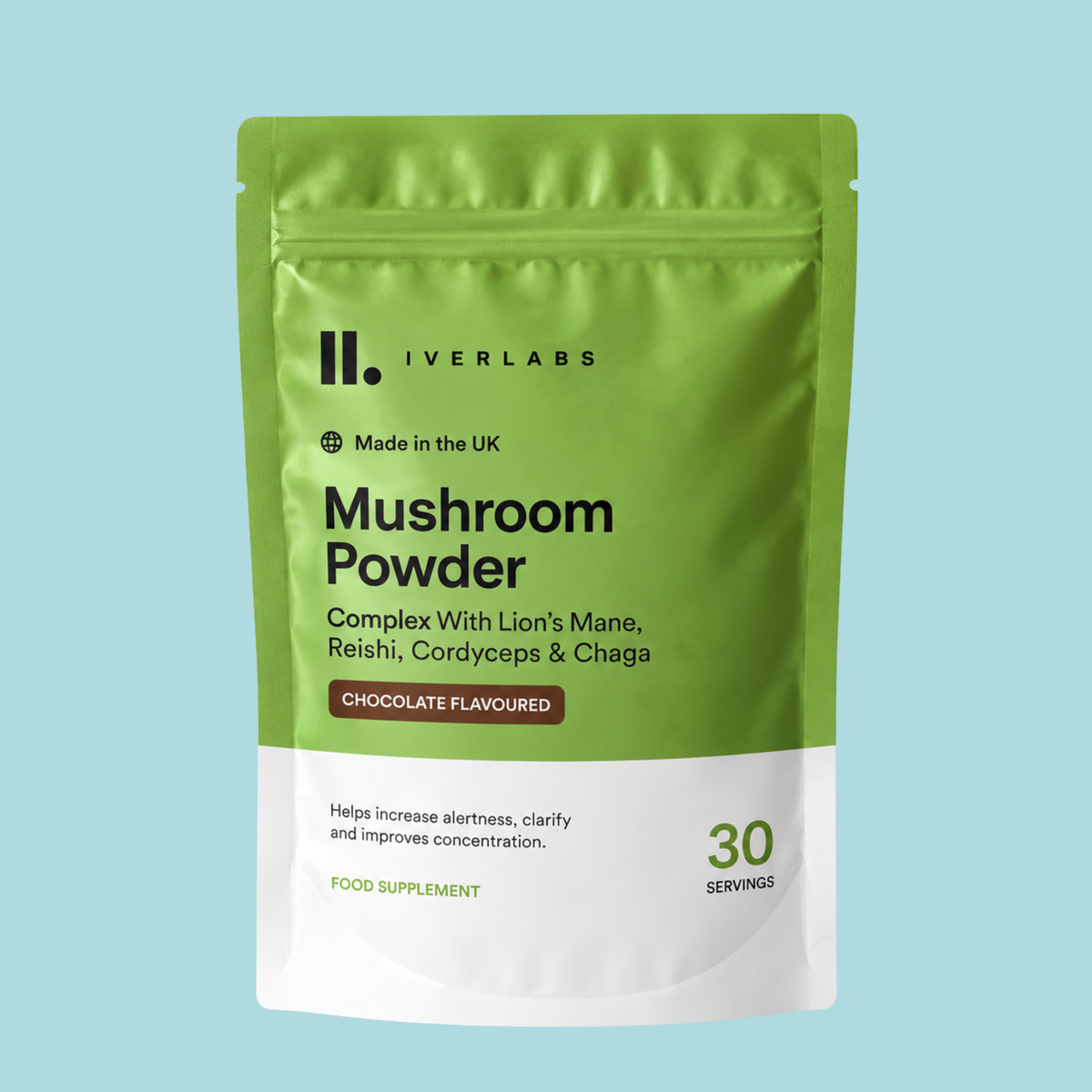 Mushroom Complex Powder, Chocolate Flavour – 30 Servings