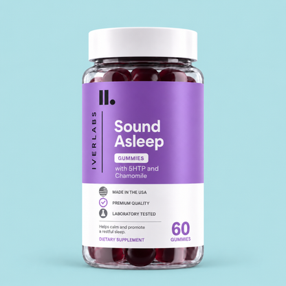 Sound Asleep Gummies with 5-HTP & Chamomile – 60 Gummies